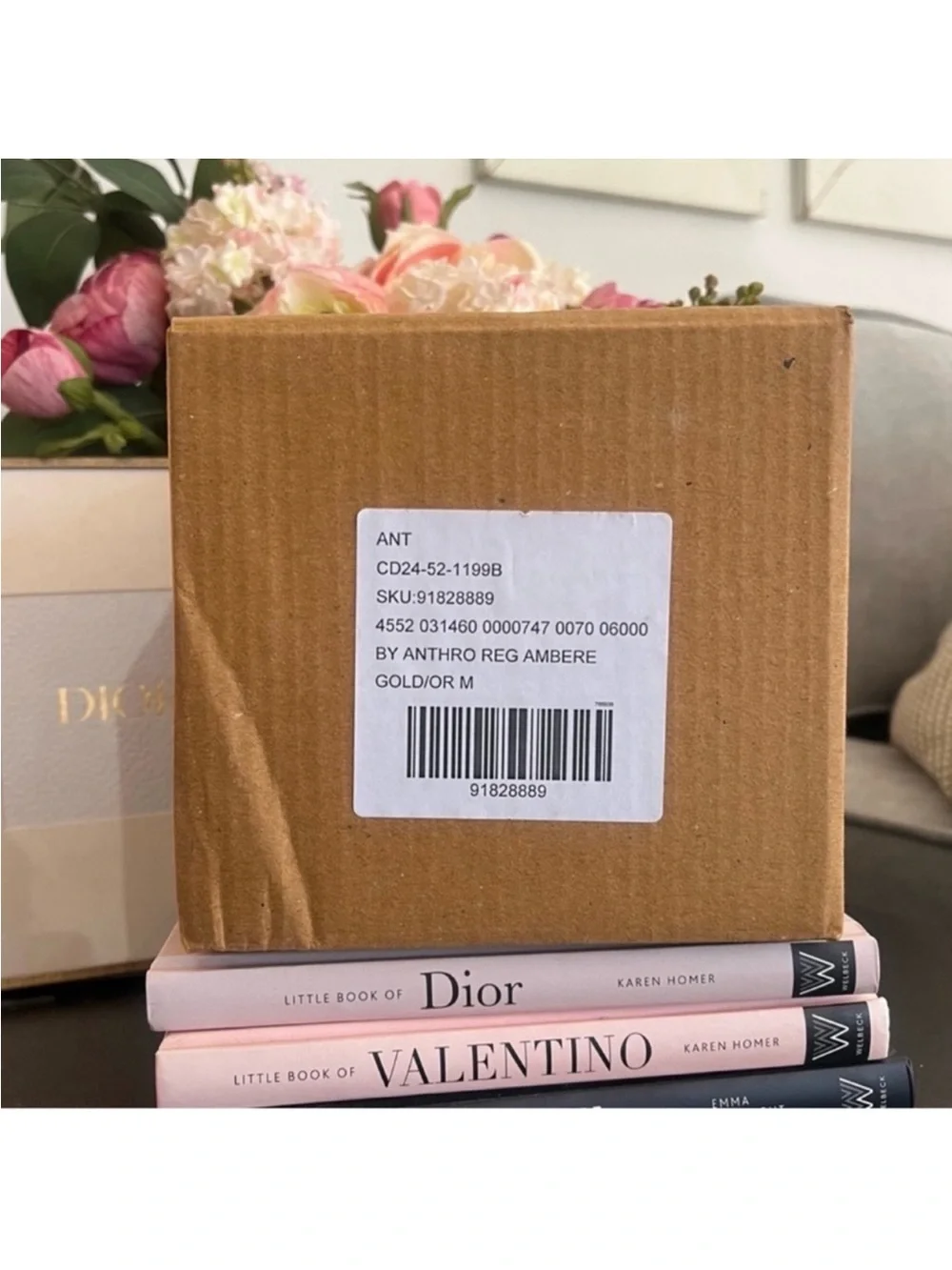 NWT Anthropologie The Gather Candle Ambered Topaz/ Medium